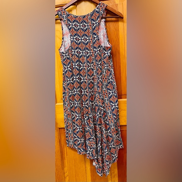 Women’s Asymmetrical Racerback Tank Dress - Picture 4 of 10